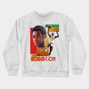 Retro Oscar Robertson Basketball Card Crewneck Sweatshirt